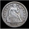 Image 2 : 1857-p Seated Liberty Dime 10c Grades vf++