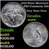 Image 1 : 1925 Stone Mountain Old Commem Half Dollar 50c Grades Choice+ Unc