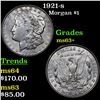Image 1 : 1921-s Morgan Dollar $1 Grades Select+ Unc