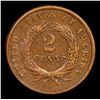 Image 3 : 1864 Two Cent Piece 2c Grades xf+