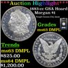 Image 1 : ***Auction Highlight*** NGC 1883-cc GSA Hoard Vam 3 Morgan Dollar $1 Graded ms63 dmpl By NGC (fc)