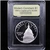 Image 2 : Proof 1994-S Capitol Modern Commem Dollar $1 Graded GEM++ Proof Deep Cameo By USCG