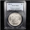 Image 2 : 5 Unc Morgan $1 Graded By PCGS Mixed Dates From The McClaren Collection