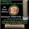 Image 1 : ***Auction Highlight*** Uncirculated 1c orig shotgun roll, 1959-p  In Old Brinks wrapper  (fc)