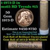Image 1 : ***Auction Highlight*** Uncirculated 1c orig shotgun roll, 1973-d In Old Brinks wrapper  (fc)