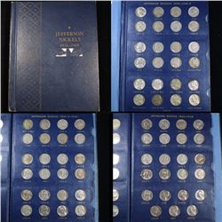 Complete Jefferson Nickel Book 1938-1964 72 Coins