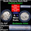 Image 1 : Buffalo Nickel Shotgun Roll in Old Bank Style 'Bell Telephone'  Wrapper 1924 & s Mint Ends