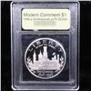 Image 2 : ***Auction Highlight*** Proof 1996-P Smithsonian Modern Commem $1 Graded GEM++ Proof DMPL By USCG