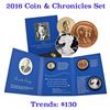 Image 1 : 2016 Coin And Chronicle Set Ronald Reagan