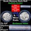 Image 1 : Buffalo Nickel Shotgun Roll in Old Bank Style 'Bell Telephone'  Wrapper 1918 & d Mint Ends