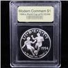 Image 2 : Proof 1994-S World Cup Modern Commem Dollar $1 Graded GEM++ Proof Deep Cameo By USCG