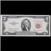 Image 2 : 1953C $2 Red Seal United States Note Grades xf