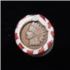 Image 3 : Mixed small cents 1c orig shotgun roll, 1917-d Wheat Cent, 1898 Indian Cent other end, N.F. String &