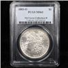 Image 10 : 5 Unc Morgan $1 Graded By PCGS Mixed Dates From The McClaren Collection