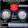 Image 1 : Buffalo Nickel Shotgun Roll in Old Bank Style 'Bell Telephone'  Wrapper 1924 & s Mint Ends