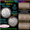 Image 1 : ***Auction Highlight*** Full solid Key date 1896-s Morgan silver dollar roll, 20 coins (fc)
