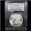 Image 10 : 5 Unc Morgan $1 Graded By PCGS Mixed Dates From The McClaren Collection