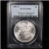 Image 2 : 5 Unc Morgan $1 Graded By PCGS Mixed Dates From The McClaren Collection
