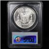 Image 3 : 5 Unc Morgan $1 Graded By PCGS Mixed Dates From The McClaren Collection