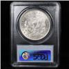 Image 7 : 5 Unc Morgan $1 Graded By PCGS Mixed Dates From The McClaren Collection