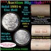 Image 1 : ***Auction Highlight*** 1881-s Uncirculated Morgan Dollar Shotgun Roll (fc)
