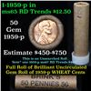 Image 1 : ***Auction Highlight*** Uncirculated 1c orig shotgun roll, 1959-p  In Old Brinks wrapper  (fc)
