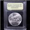 Image 2 : 1994-w Women in Military Modern Commem Dollar $1 Graded ms70, Perfection By USCG