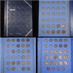 Partial Lincoln Cent Book 1909-1971 56 Coins