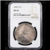 Image 2 : ***Auction Highlight*** NGC 1880-s Rainbow Toned Morgan Dollar $1 Graded ms66 By NGC (fc)