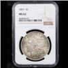 Image 2 : ***Auction Highlight*** NGC 1891-p Morgan Dollar $1 Graded ms63 By NGC (fc)