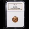 Image 2 : ***Auction Highlight*** NGC 1940-p Lincoln Cent 1c Graded ms67 rd By NGC (fc)
