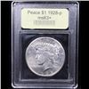 Image 4 : ***Auction Highlight*** 1928-p Peace Dollar $1 Graded Select+ Unc By USCG (fc)