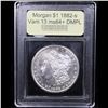 Image 4 : ***Auction Highlight*** 1882-s Vam 13 Morgan Dollar $1 Graded Choice Unc+ DMPL BY USCG (fc)