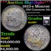 Image 1 : ***Auction Highlight*** 1923-s Monroe Old Commem Half Dollar 50c Graded GEM++ Unc BY USCG (fc)