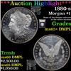Image 1 : ***Auction Highlight*** 1880-s Morgan Dollar $1 Graded GEM+ DMPL By USCG (fc)