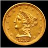 Image 2 : ***Auction Highlight*** 1878-s Gold Liberty Quarter Eagle $2 1/2 Graded Select Unc BY USCG (fc)