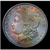 Image 2 : ***Auction Highlight*** 1884-p Rainbow Toned Morgan Dollar $1 Graded GEM+ Unc By USCG (fc)