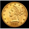 Image 2 : ***Auction Highlight*** 1891-cc 2-B Gold Liberty Eagle $10 Graded Select+ Unc By USCG (fc)