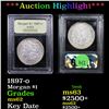 Image 1 : ***Auction Highlight*** 1897-o Morgan Dollar $1 Graded Select Unc By USCG (fc)