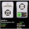 Image 1 : NGC 1948-s Washington Quarter 25c Graded ms66 By NGC
