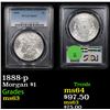 Image 1 : PCGS 1888-p Morgan Dollar $1 Graded ms63 By PCGS