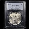 Image 2 : PCGS 1923-p Peace Dollar $1 Graded ms62 By PCGS