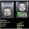 Image 1 : PCGS 1878-s Morgan Dollar $1 Graded ms62 By PCGS