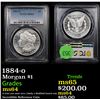 Image 1 : PCGS 1884-o Morgan Dollar $1 Graded ms64 By PCGS