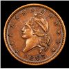 Image 2 : 1863 Liberty Cap Civil War Token 1c Grades Choice AU/BU Slider