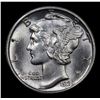 Image 2 : 1929-p Mercury Dime 10c Grades Choice+ Unc