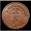 Image 2 : (1863) Knickerbocker Currency Civil War Token 1c Grades vf details
