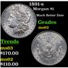 Image 1 : 1891-s Morgan Dollar $1 Grades Select Unc
