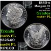 Image 1 : 1880-s Morgan Dollar $1 Grades Choice Unc+ PL