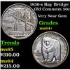 Image 1 : 1936-s Bay Bridge Old Commem Half Dollar 50c Grades Choice+ Unc